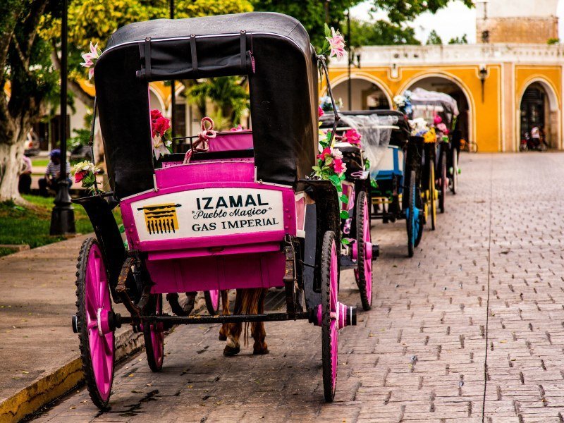 Mexiko Urlaub 2026 - Alle Kosten und Preise im Überblick 3 Izamal Yucatan Mexiko Trasnport - Mexiko Individual